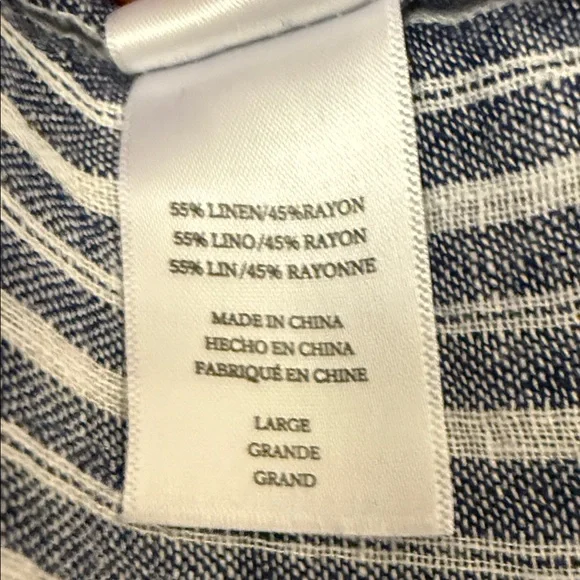 Rails Linen/Rayon Blend Long Sleeve Dress - Picture 10 of 10